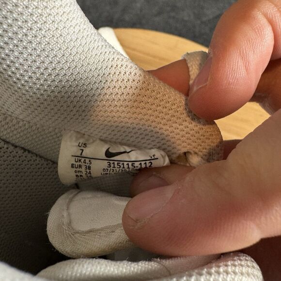 Nike Womens Air Force 1 07 315115-112 White Casual Shoes Sneakers Size 7 - Picture 8 of 8